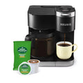 Single Serve and Carafe Coffee Maker D326