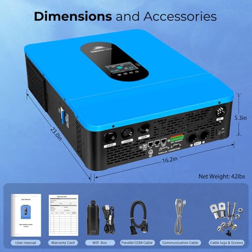 10000W DC 48V Solar Inverter with 2 MPPT Controllers J748460