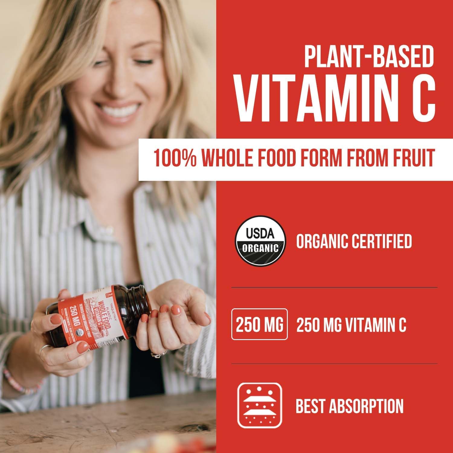 Organic Vitamin C from Fruit, 90 Servings M764