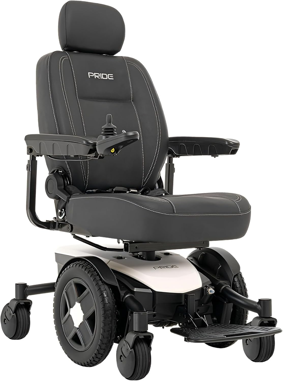 White Electric Wheelchair with U-1 Battery, 300 Lbs Weight Capacity, 16"x16-18" Seat Size S11436