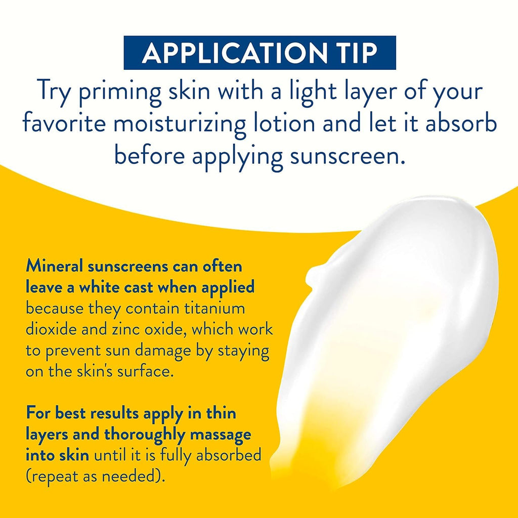Unscented 100% Mineral Liquid Sunscreen SPF 50 with Zinc Oxide, 1.7 Fl Oz M9578