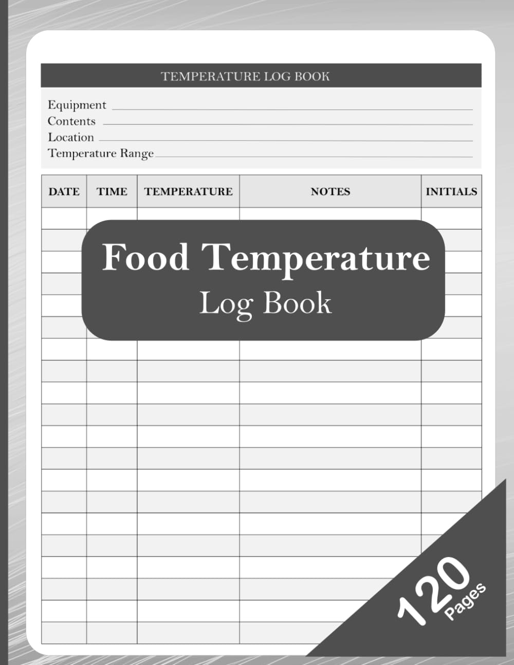 Temperature Log Book W672