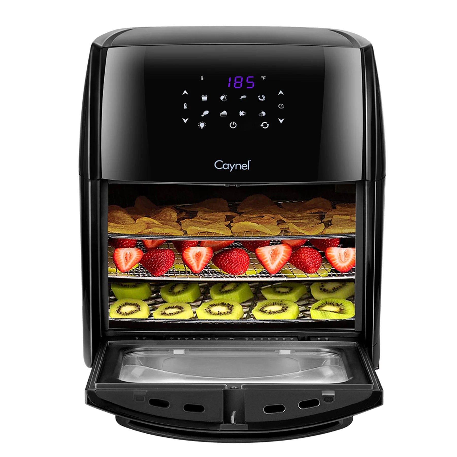 8-in-1 Digital Air Fryer Oven 12.7 Qt Countertop Oven, Black B68839