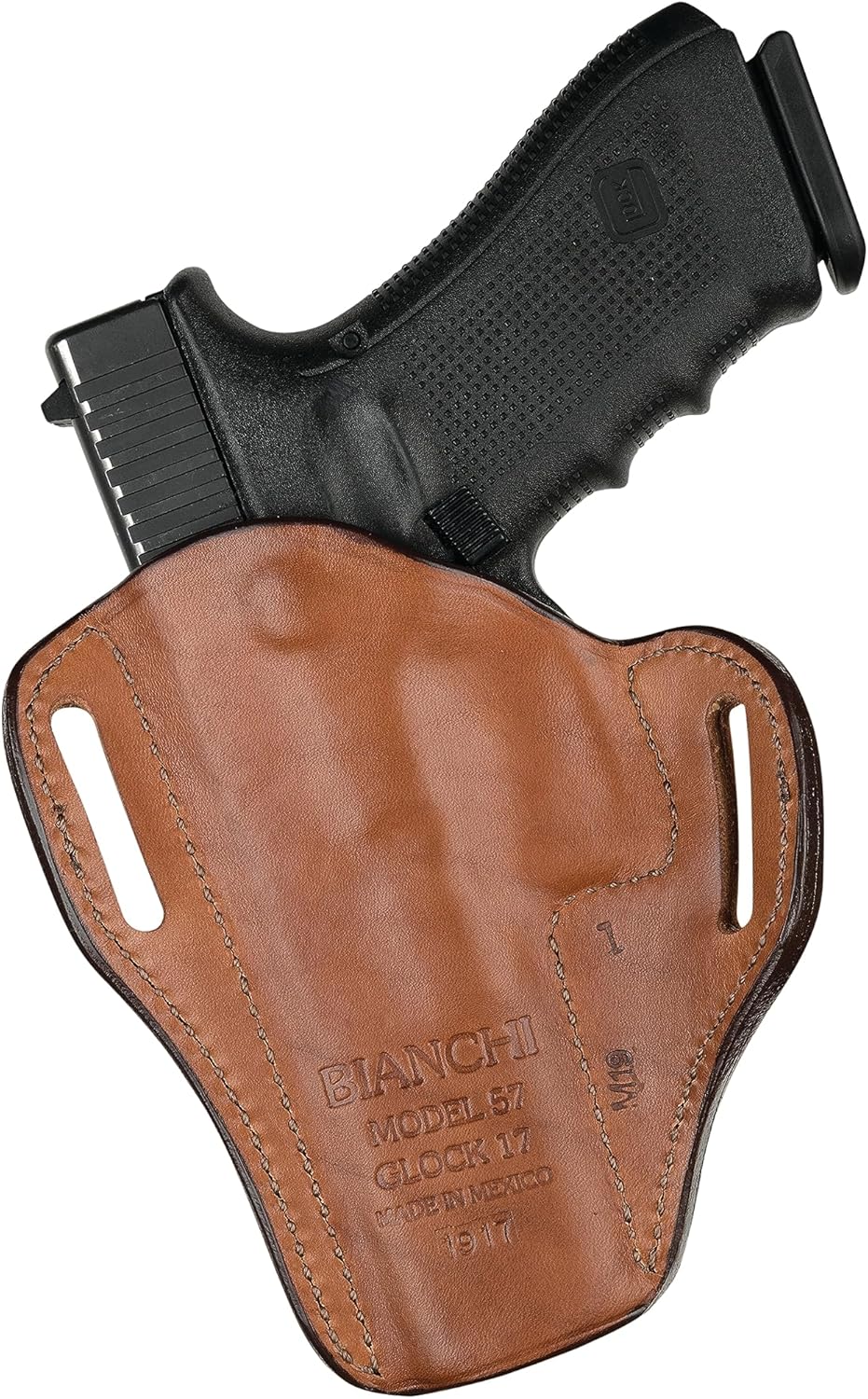 Tan Right Hand Belt Slide Holster S220