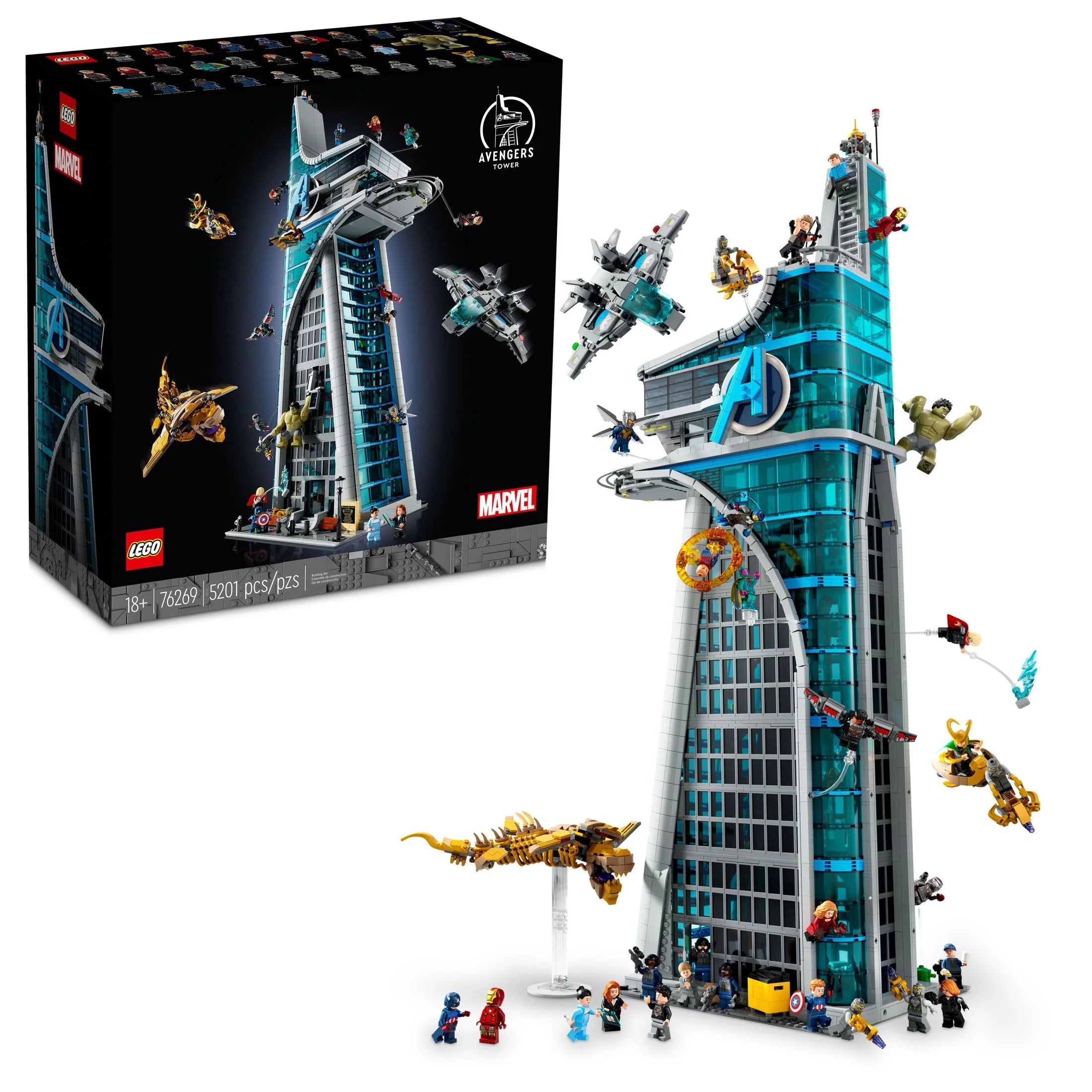 LEGO Marvel Avengers Tower Building Kit with 31 Figures T572292