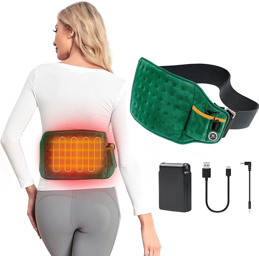 Cordless Heating Pad with Battery and 3 Heat Settings Q371