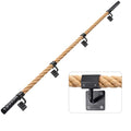 6ft Industrial Wall Handrail with Wall Mount Support N98170