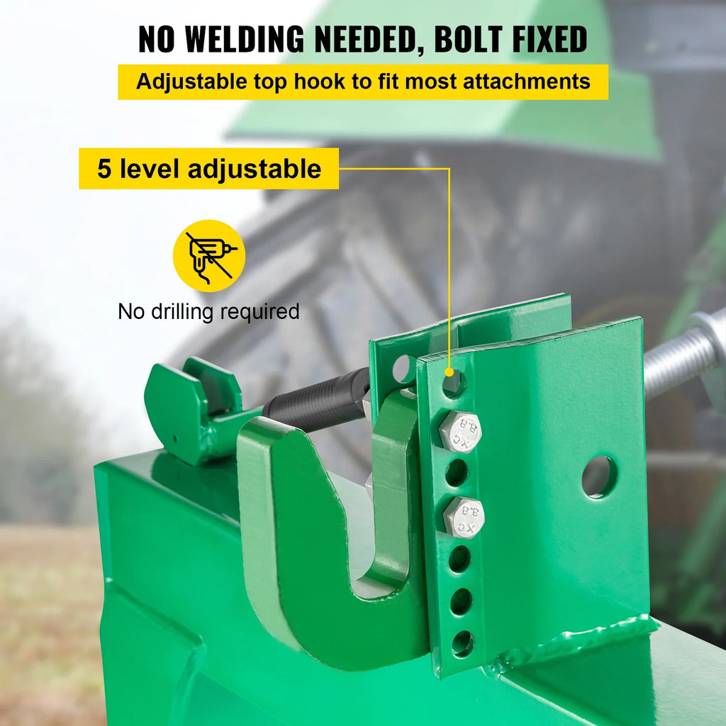 3-Point Quick Hitch, 3000 lbs Lifting Capacity, Category 1 & 2 U5553