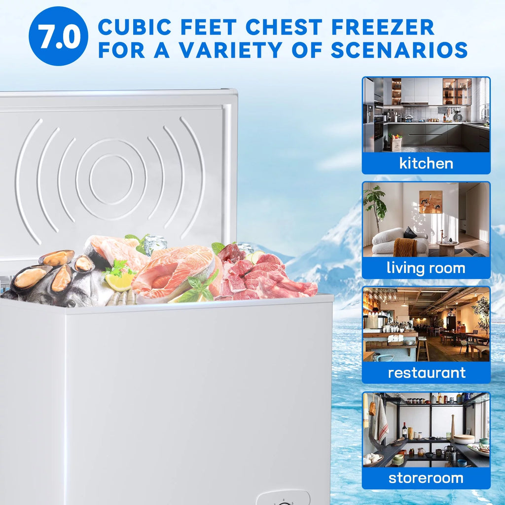 7 Cu. Ft. Chest Freezer with Removable Basket K715