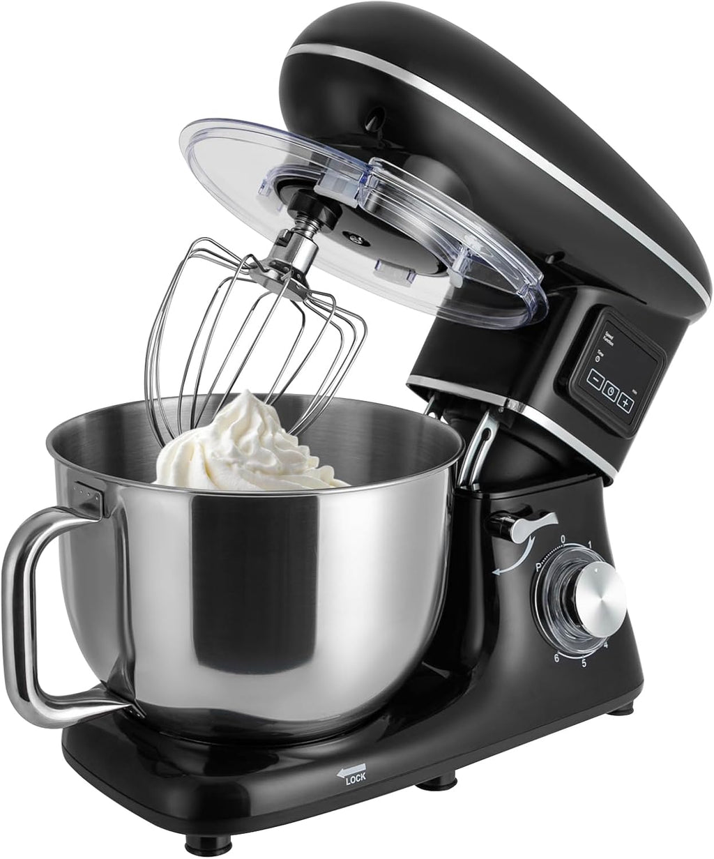 6.5QT 1350W 6 Speed Tilt-Head Electric Kitchen Mixer E8641
