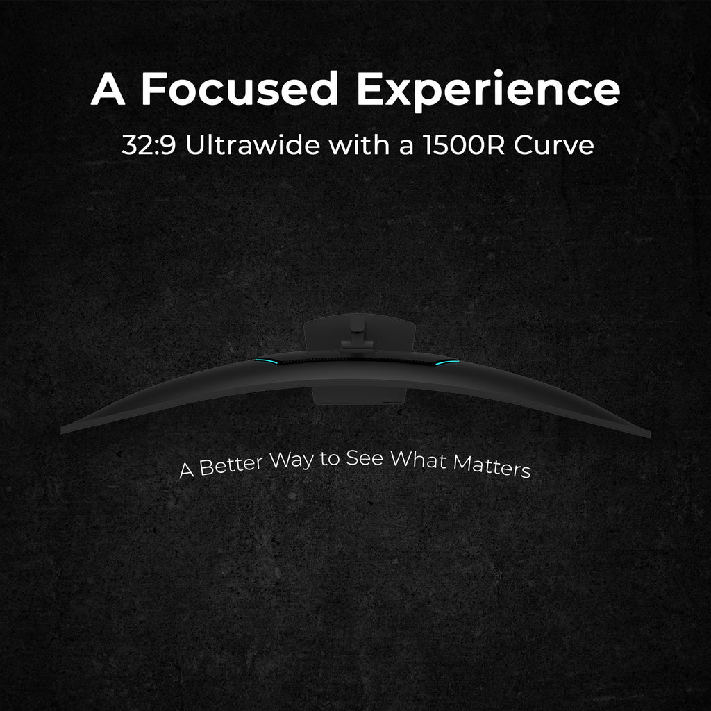 49" 5K Curved Gaming Monitor, 120 Hz, Adjustable Stand R628