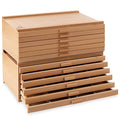 6 Drawer Wooden Artist Storage Supply Box B23112