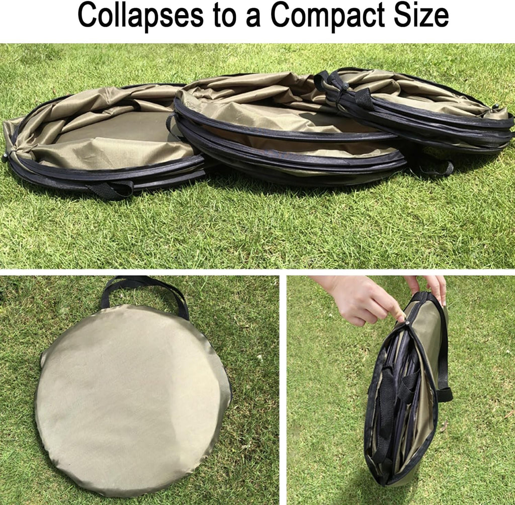 2 Pack 24 Gallon 30 Gallon Pop-Up Reusable Yard Waste Bags D2186