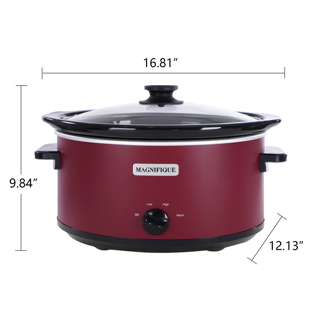 8 Quart Red Slow Cooker B630570