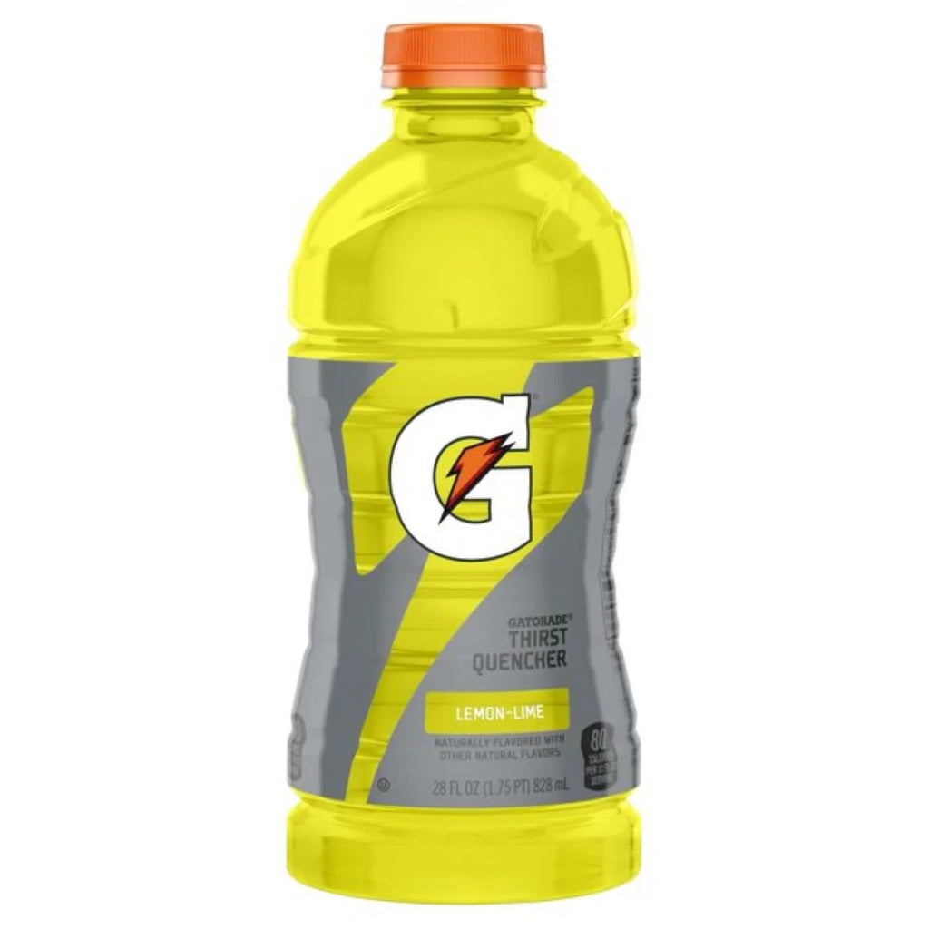 Lemon Lime Sports Drink, 28 oz Bottle, Quantity of 4 G946