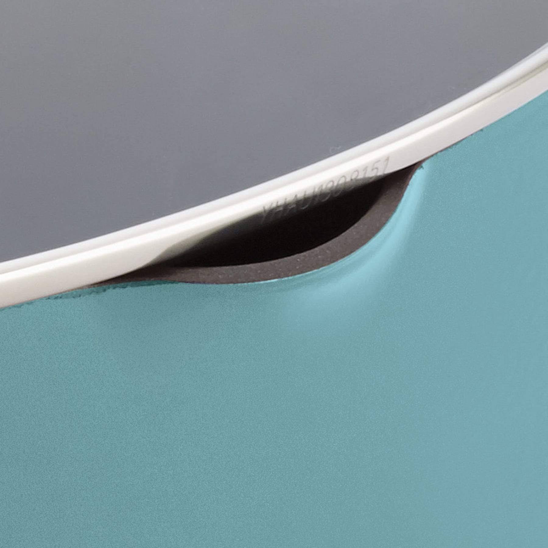 Hard Enamel Nonstick 8-Quart Covered Oval Pasta Pot with Pour Spout, Agave Blue O9850