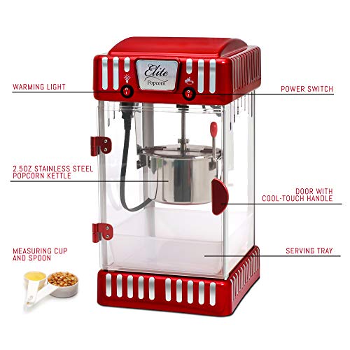 2.5 Ounce Red Popcorn Popper Machine U866542