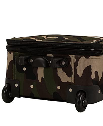 Black 4-Piece Softside Upright Luggage Set X691