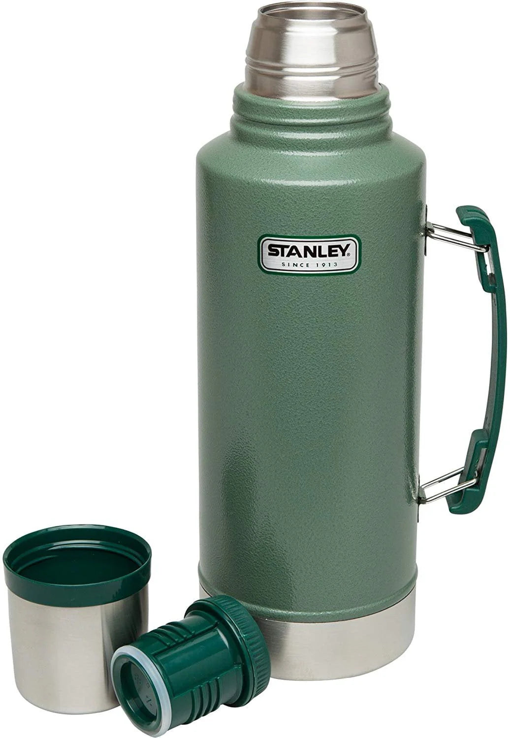 Classic Vacuum Bottle 2QT Hammertone Green D6139