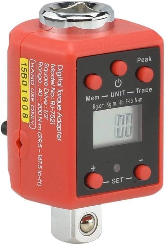 Digital Torque Adapter, 1/2" Drive, 29.5-147.5 Foot-Pound, Pack of 2 Z559