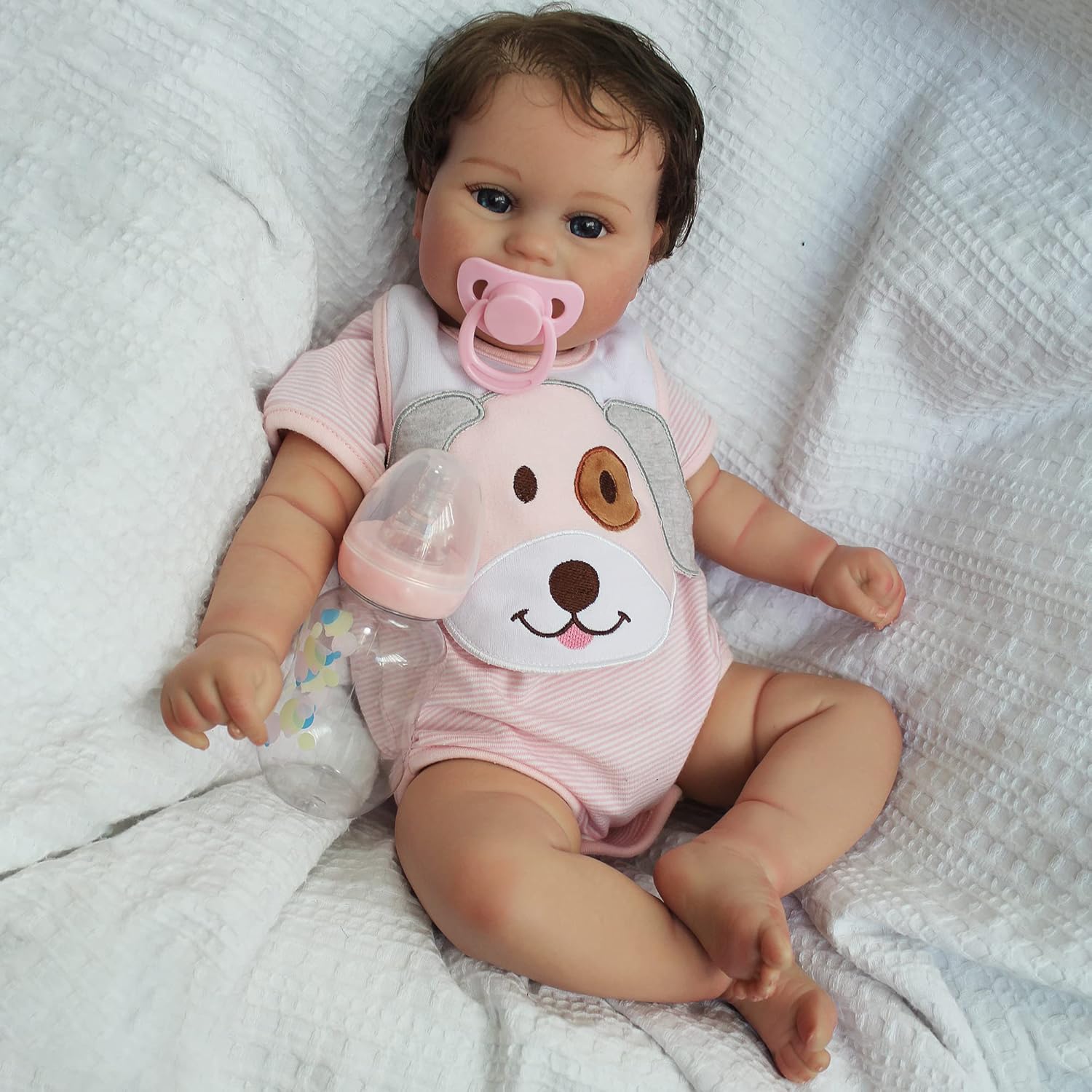 20 Inch Realistic Soft Vinyl Baby Doll W78389