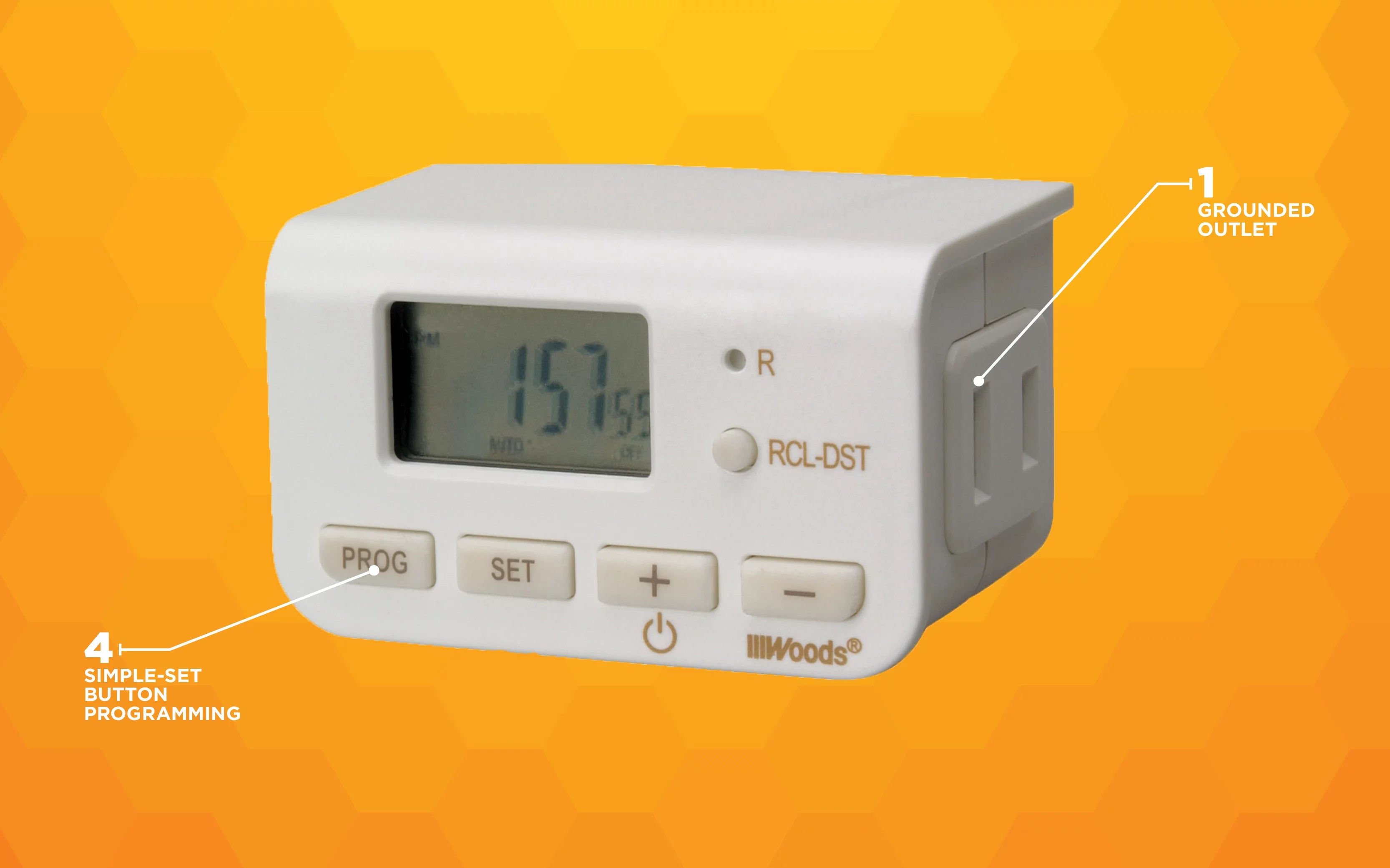 2 Pack Digital Plug-In Timer J2393