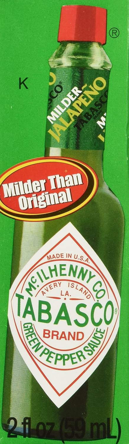 Green Jalapeno Pepper Sauce 2 oz bottle W9371