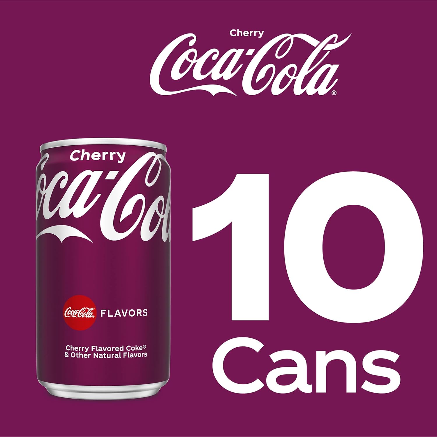 Cherry Soda Mini Cans, 7.5 fl oz, 20 Pack T4007