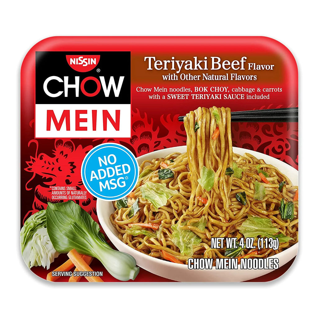 Teriyaki Beef-Flavored Chow Mein Meals (4 oz., Pack of 8) E25707
