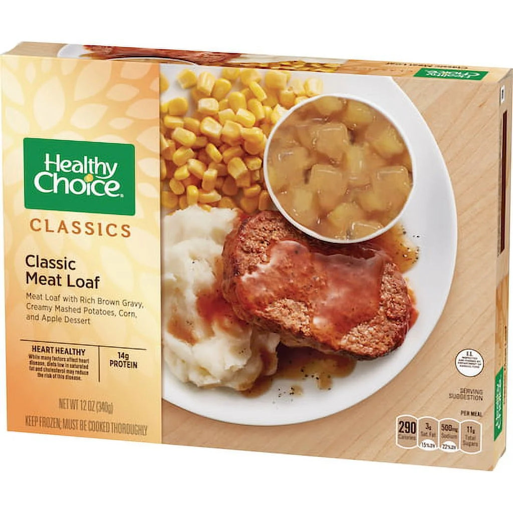 Case of 12, Classic Meat Loaf Complete Meal, 12 oz. I549213
