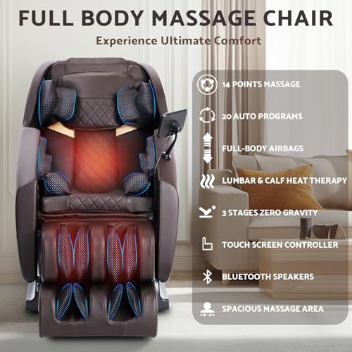 Zero Gravity Full Body Massage Chair with 14 Massage Points F919761
