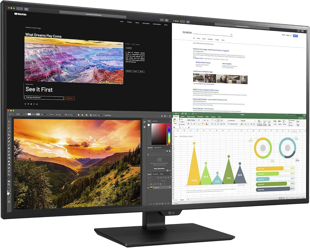 43 Inch UHD IPS Display with USB Type-C and HDR10 R1318