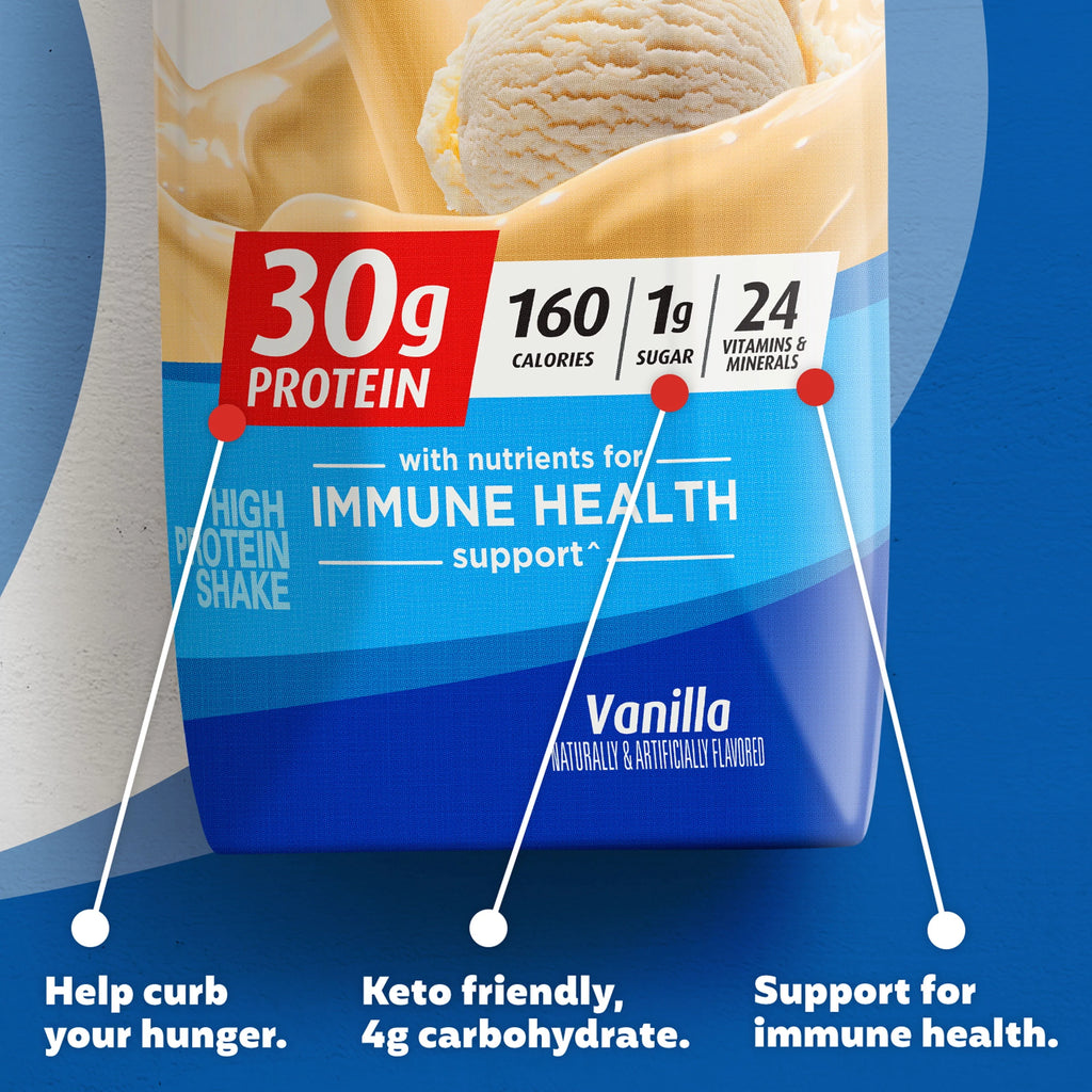 Vanilla Protein Shake, 30g Protein, 11 fl oz, 12 Ct K2667