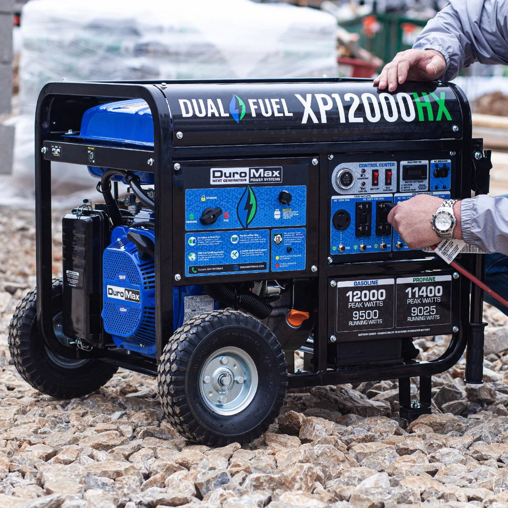 Dual Fuel Gas Propane Portable Generator 12,000 Watt W8657