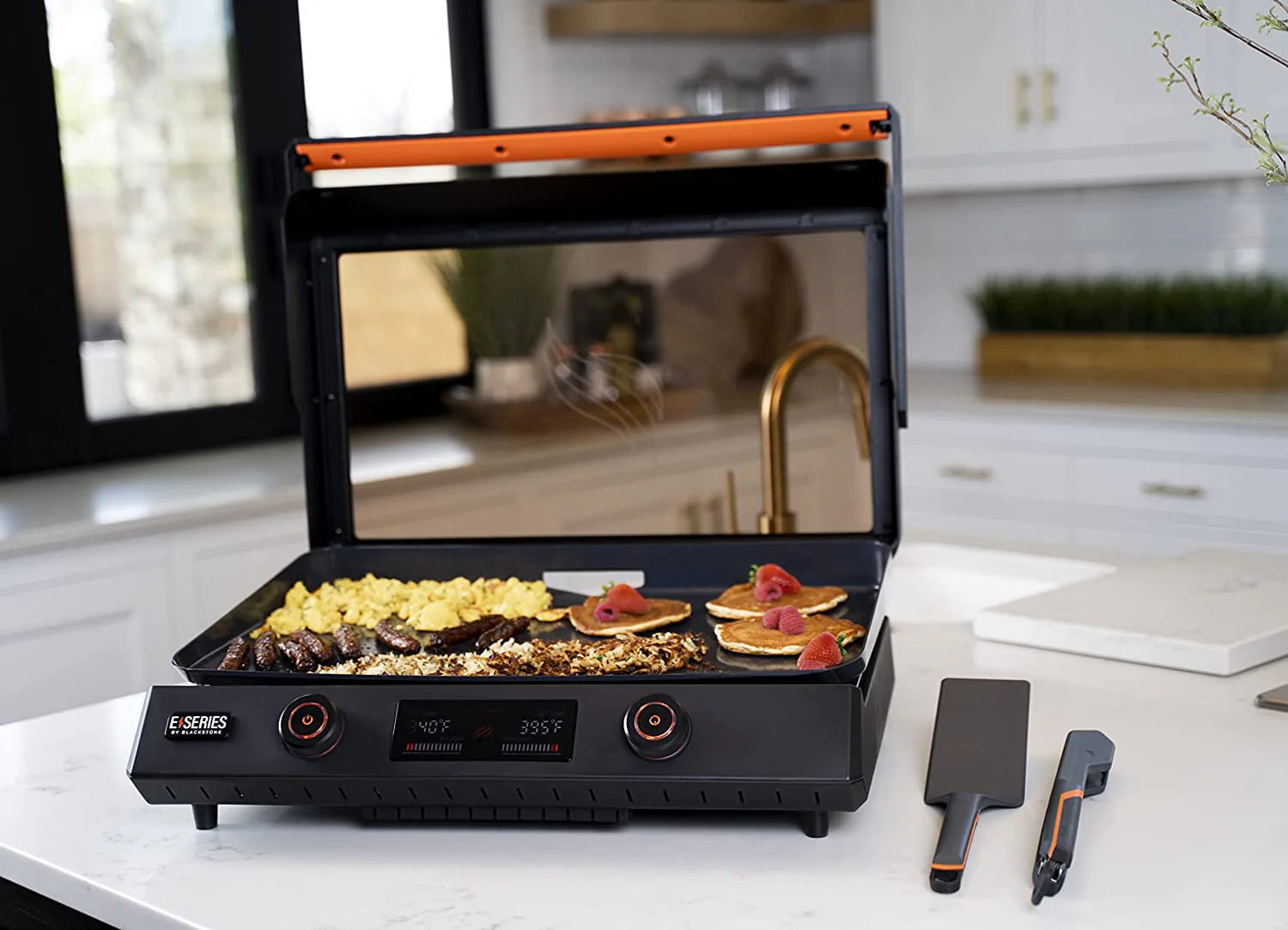 22 Inch Blackstone Electric Griddle Nonstick with Lid T925076