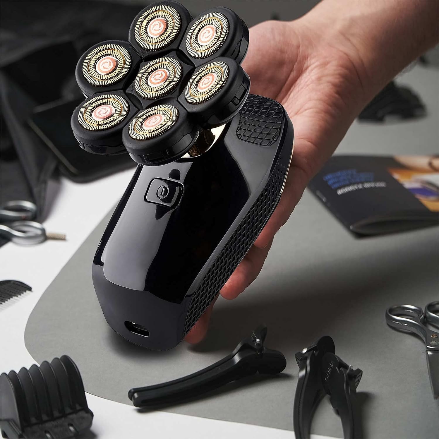 Electric Rotary 5 in 1 Shaver Beard Trimmer Grooming Kit R5317