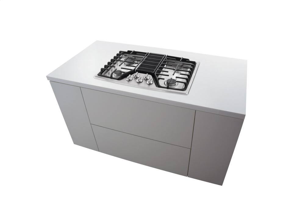 30x22 Gas Downdraft Cooktop Stainless Steel V35053