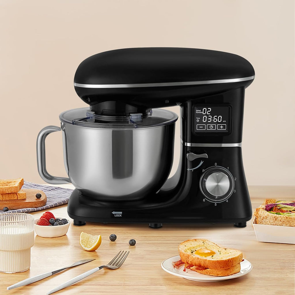 6.5QT 1350W 6 Speed Tilt-Head Electric Kitchen Mixer E8641