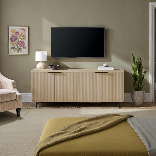 Coastal Oak 4-Door Sideboard Buffet Console I229