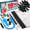 19-Piece Blue Dryer Vent Cleaner Kit with 30Feet Brush I18309