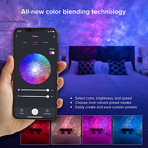 Blue Stars Star Projector Galaxy Projector LED Nebula Lighting D18101