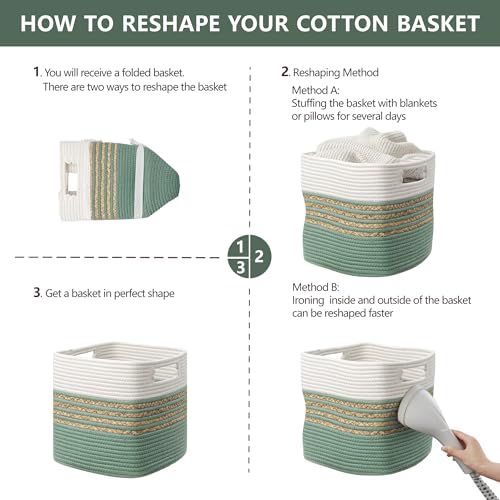 Set of 4 Water Hyacinth Storage Bins with Handles, Brown P68501