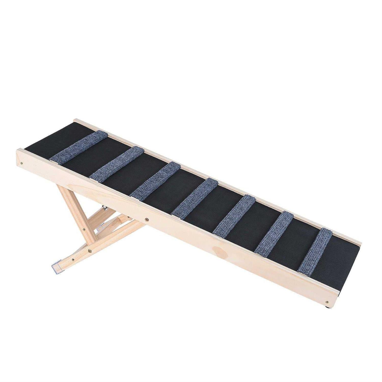 Folding Pet Ramp for Bed Adjustable Dog Ramp M6662