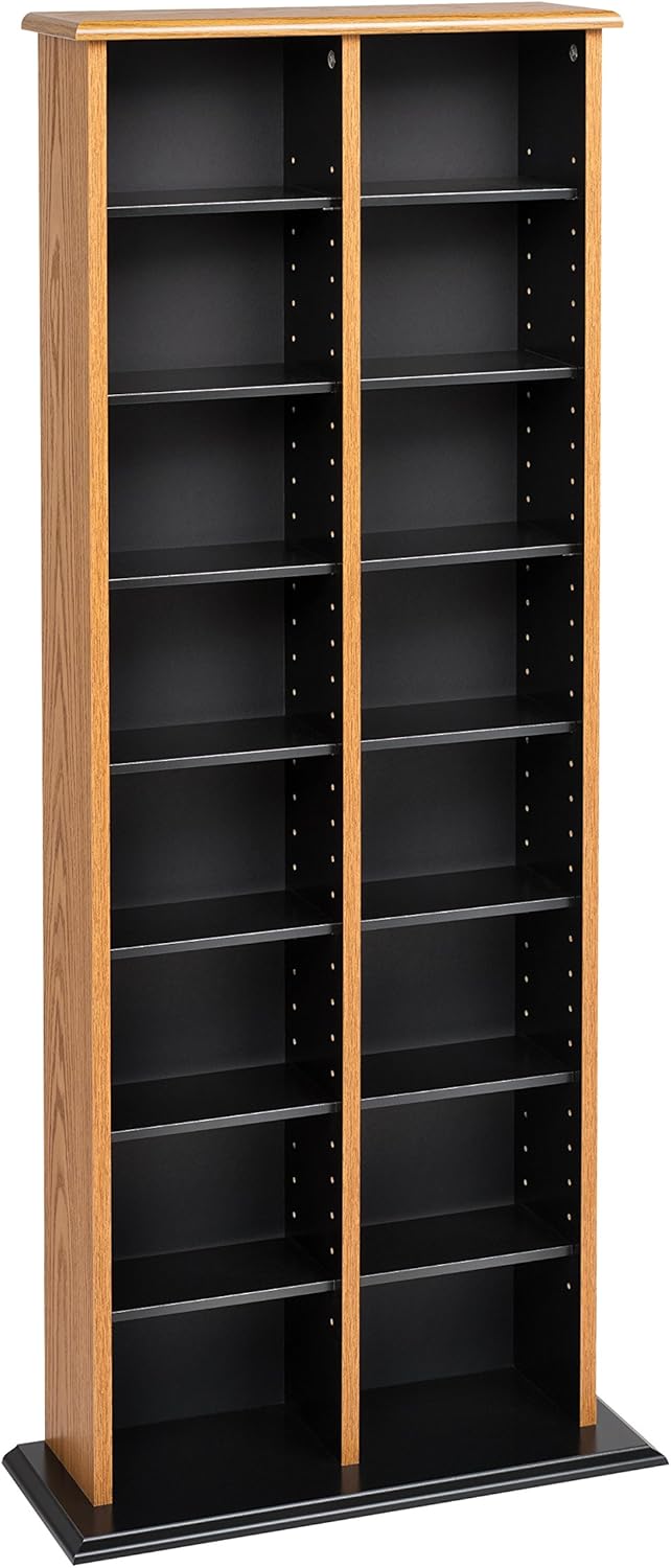 Double Multimedia Storage Tower W5365