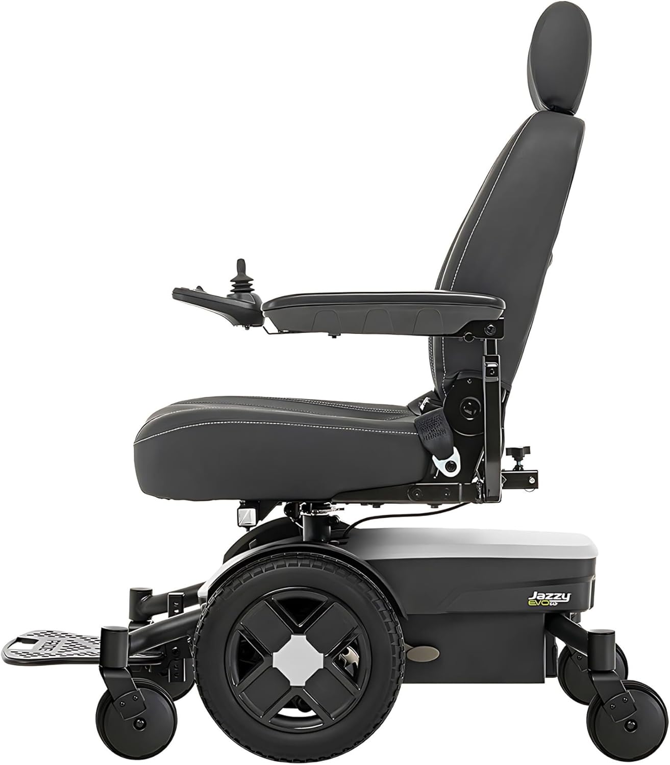 White Electric Wheelchair with U-1 Battery, 300 Lbs Weight Capacity, 16"x16-18" Seat Size S11436