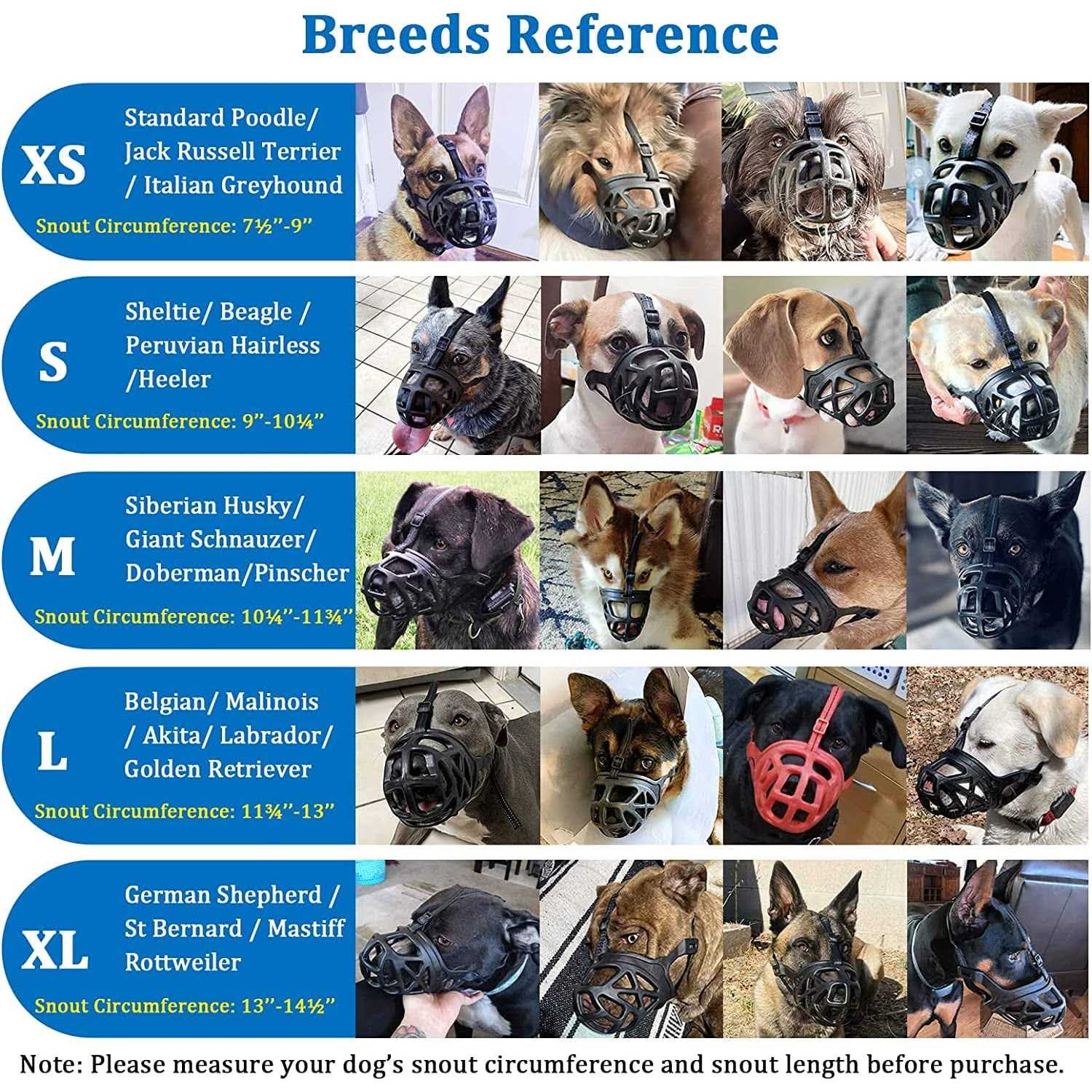 Breathable Basket Dog Muzzle O985