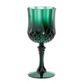 Green Plastic Wine Glasses 12 Count T745