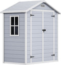 6.2x3.4 FT Resin Storage Shed with Lockable Door C6081