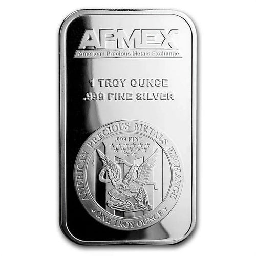 1 oz Silver Bar (Lot of 5 Bars) D334086