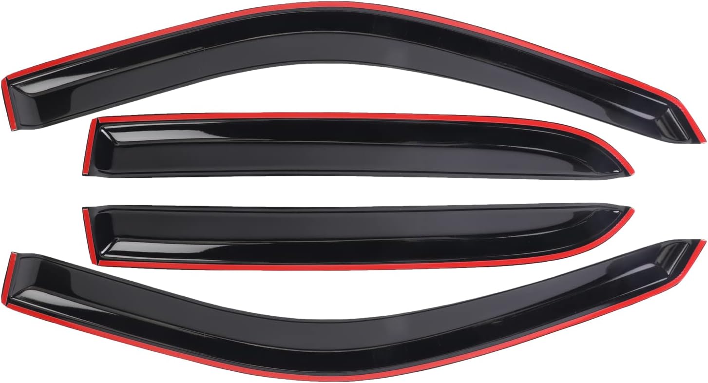 4PCS Dark Smoke Window Deflectors C7815